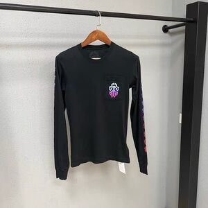 Authentic Chrome Hearts Black Tee with Subtle Logo